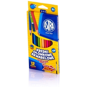 Kredki ołówkowe akwarelowe 12 kolorów 312110004 ASTRA