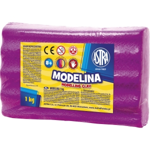 Modelina Astra 1 kg różowa 304111004 ASTRA