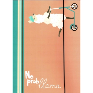 Teczka z gumką LAMA brzoskiwniowa kolekcja NO PROBlama 302/96 VAUPE