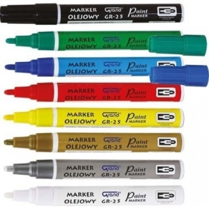 Marker olejowy GR-25 czerwony GRAND