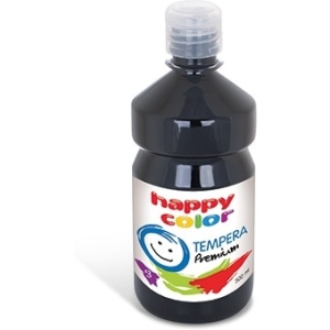 Farba TEMPERA Premium 500ml czarna HAPPY COLOR HA 3310 0500-9