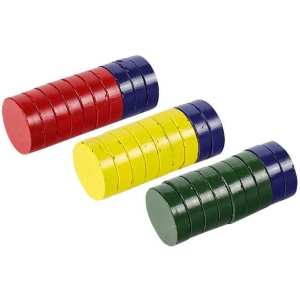 Magnesy kolorowe FANDY 20mm 28szt. 171711 130-1910