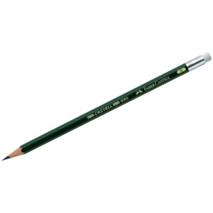 Ołówek CASTELL 9000 (12sztuk) B z gumką FC119201
