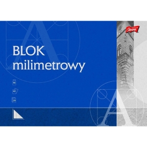 Blok milimetrowy A3 20 kartek UNIPAP