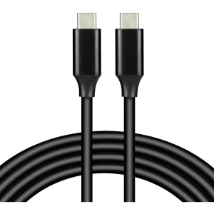 Kabel USB-C -> USB-C 1m 5A 100W 10Gbps czarny EVERACTIVE (CBS-1CCD)