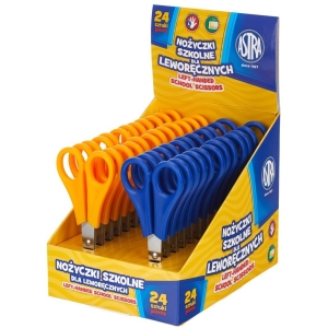 Nożyczki szkolne z podziałką dla leworęcznych 407118004 ASTRA