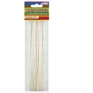 Patyczki PK-0029 bezbarwne (25szt.) 200x25x1.6mm ALIGA