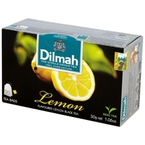 Herbata DILMAH (20 torebek) czarna z aromatem Cytryna