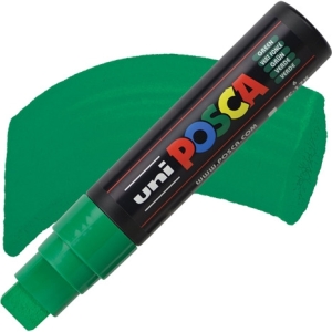 Marker z farbą plakatową UNI Posca PC-17K nr.6 zielony