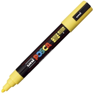 Marker z farbą plakatową UNI Posca PC-5M, nr.2 żółty