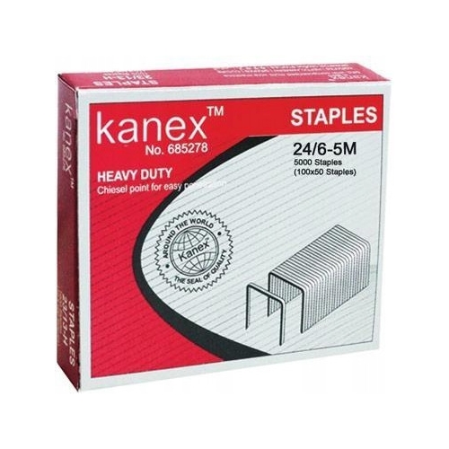 Zszywki 24/6-5M KANEX NO.24/6-5M