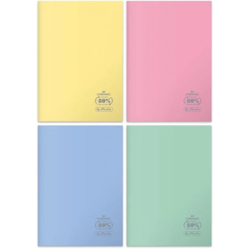Zeszyt A5 60k kratka ECO PP PASTEL COLORS 9552746 HERLITZ