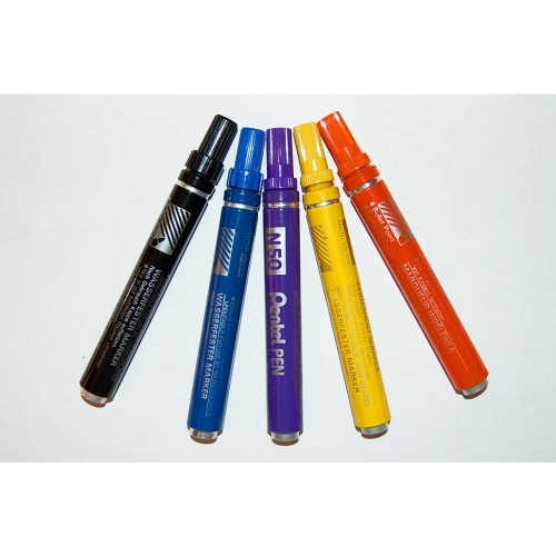 Marker wodoodporny N50-C niebieski PENTEL