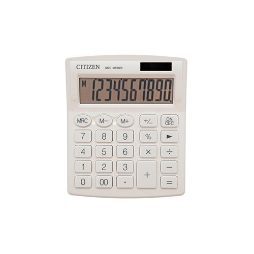 Kalkulator CITIZEN SDC-810-NR-WH biały