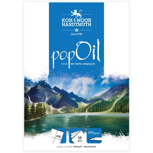 Blok POP OIL A4 250g. 10arkuszy BLO-OIA4PO KOH-I-NOOR