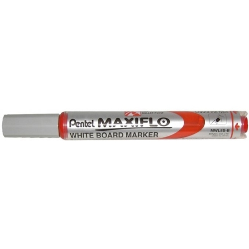 Marker suchościeralny MWL5S-B czerwony PENTEL MAXIFLO(z tłoczkiem)