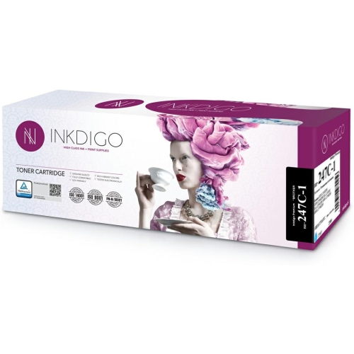 Toner INKDIGO (BR-247C-1) niebieski 2300str zamiennik BROTHER (TN-247C)