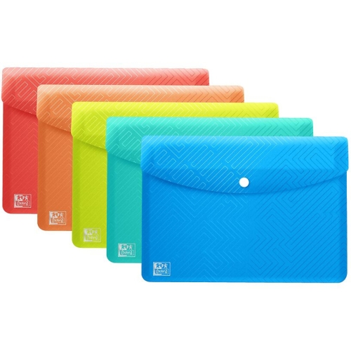 Teczka kopertowa A6 mix kolorów (5szt.) URBAN 400147028 OXFORD