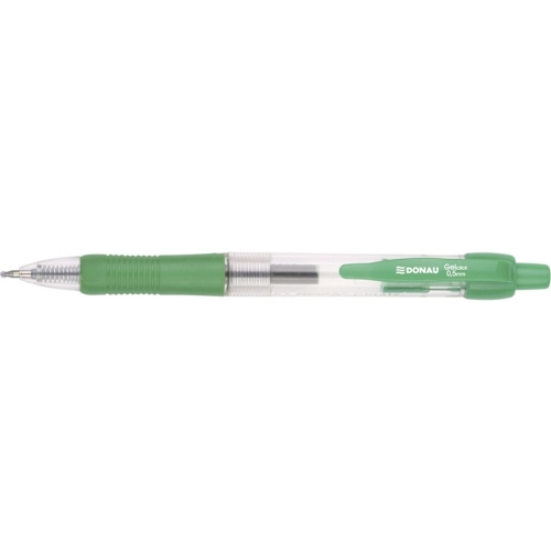 Długopis żelowy z gumowym uchwytem zielony 7344001PL-06 DONAU