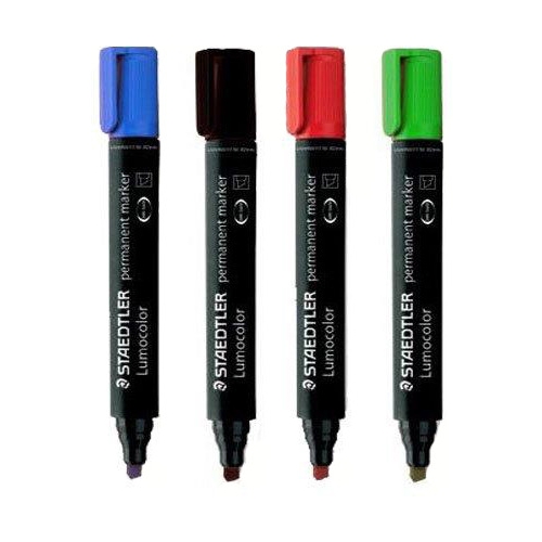 Marker 350-9 czarny STAEDTLER LUMOCOLOR permamentny ścięty