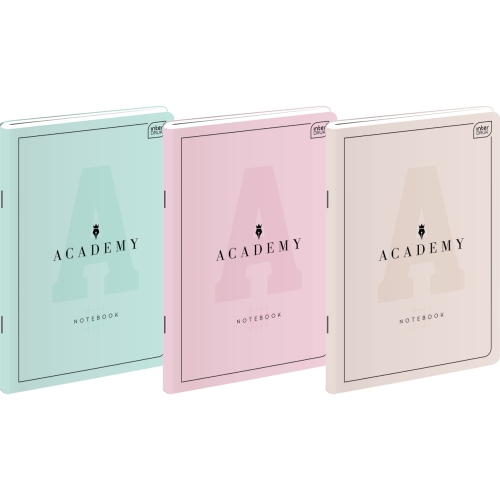 Zeszyt A4 60k. Kratka M 90g ACADEMY PASTEL