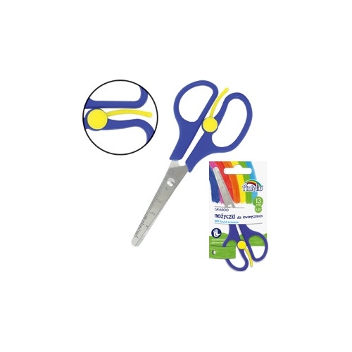 Nożyczki GRAND 5,25 leworęczne z linijką GR-6500 130-1666