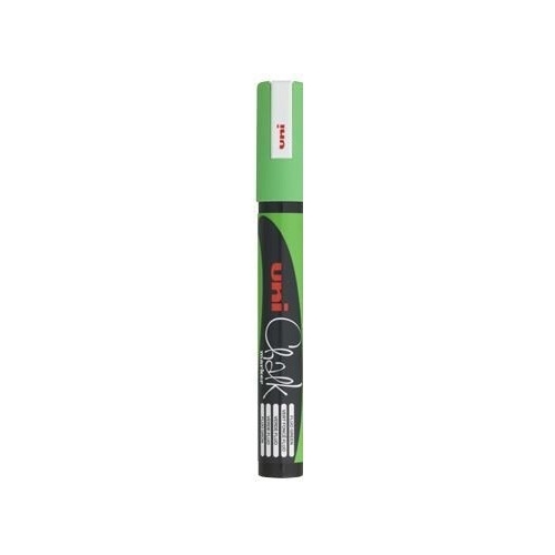 Marker kredowy UNI PWE-5M 1.8mm-2.5mm zielony UNPWE5M/DZI