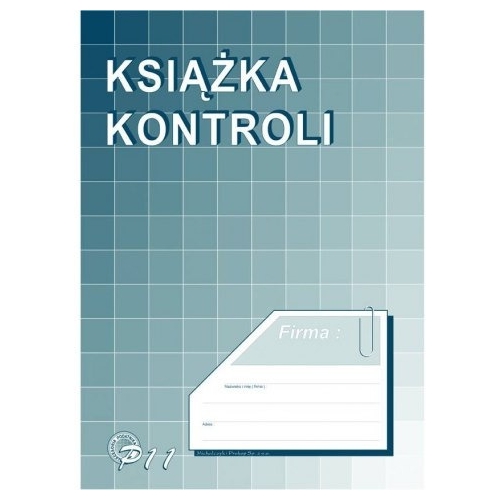 P11 Książka kontroli A4 MICHALCZYK I PROKOP