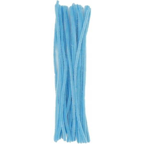 Druty pluszowe DPK-25 6mm x 30cm błękitne (40 szt.) ALIGA