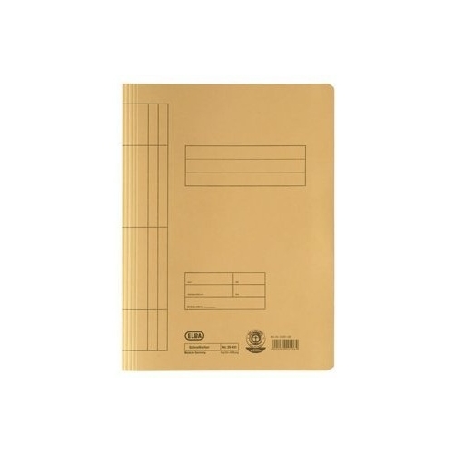 Skoroszyt kartonowy A4 ELBA żółty 100090778