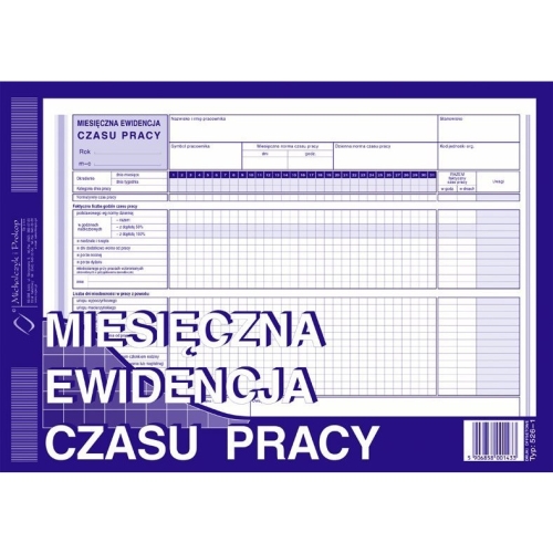 526-1 MEC Miesi.ewid.czasu pracy Michalczyk i Prokop