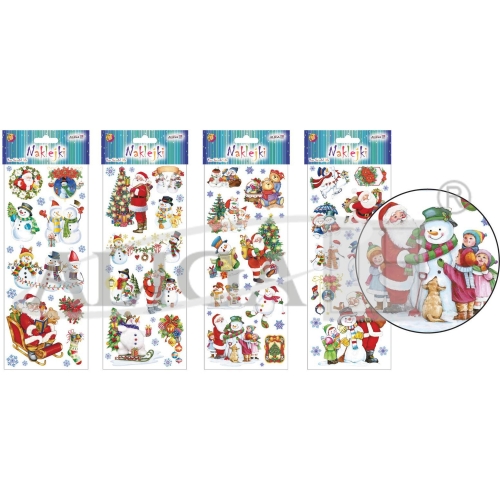 Naklejki NKX-1283 świąteczne 12 x 30cm ALIGA