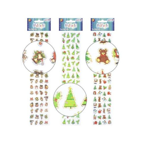 Naklejki NKX-8481 świąteczne wypukłe 6,5 x 30cm ALIGA