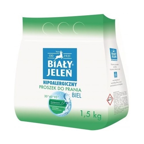 Proszek do prania BIAŁY JELEŃ 1,5kg do białe