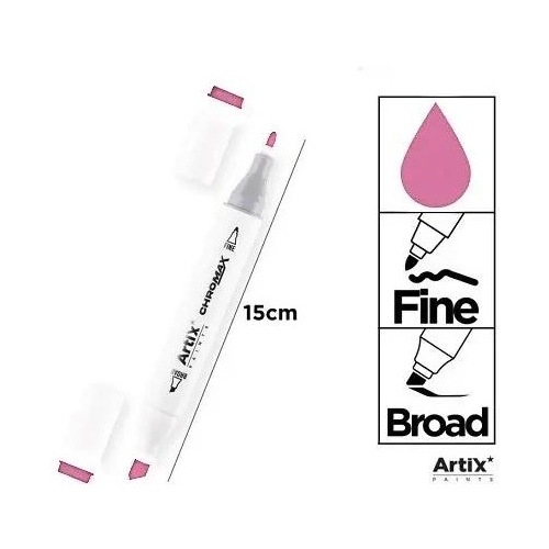 Marker alkoholowy dwustronny PINK BLUSH PP915-96 ARTIX
