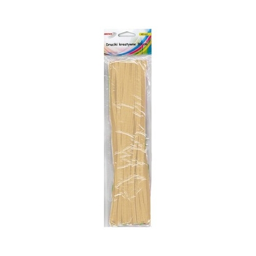 Druciki kreatywne dr22 beżowe 30cm(40) BREWIS