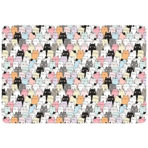 Podkładka na biurko do prac plastycznych 38x56cm A3 wzór Koty PSN-A3-03 BIURFOL