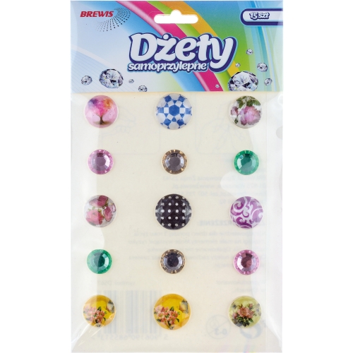 Dżety samoprzylepne mix 15szt. DS67 BREWIS