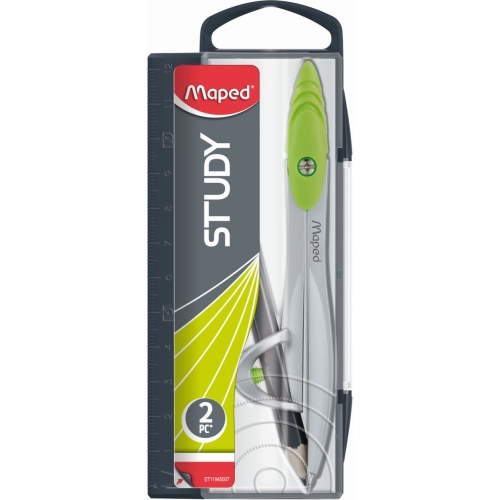 Cyrkiel STUDY 120 z ołówkiem drewnianym 119410 MAPED
