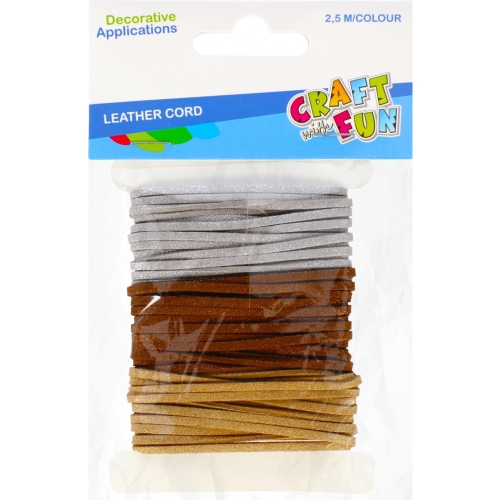 Ozdoba dekoracyjna RZEMYK 2mm 2,5m 3 kolory 481007