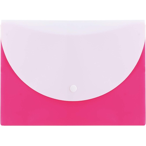 Teczka kopertowa na zatrzask A5 RIO różowa E38978 PINK DELI