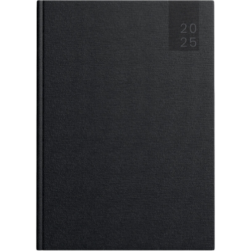 Kalendarz A5 dzienny czarny BASIC 2025r 400189203 TOP 2000