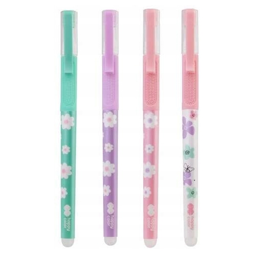 Długopis wymazywalny Pearl Flower 0.5mm niebieski HA 4120 01PF-3 HAPPY COLOR