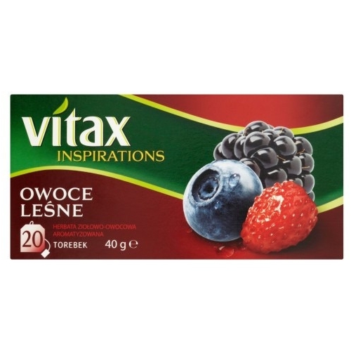 Herbata VITAX INSPIRATIONS (20 torebek*2g) OWOCE LEŚNE zawieszka