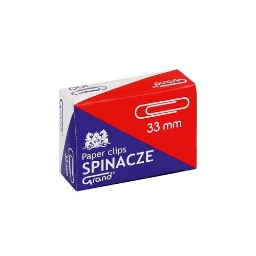 Spinacz R-33 mm GRAND 10op x 100sztuk 110-1382