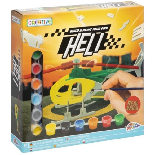 Drewniana konstrukcja HELIKOPTER 200046 GRAFIX