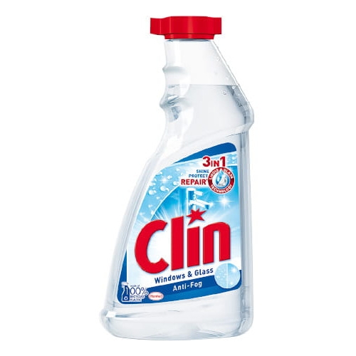 Płyn do szyb CLIN 500ml uzupełnieniem Anti-Fog