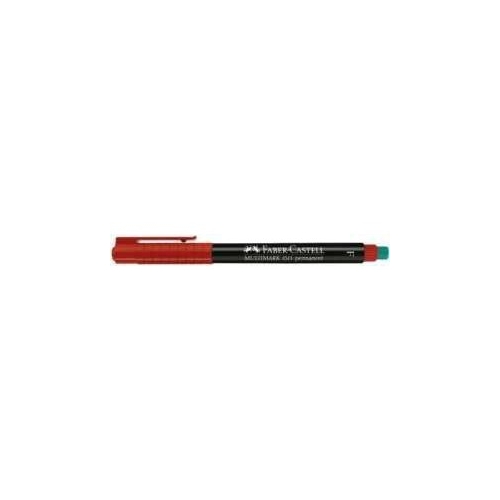 Foliopis z gumką OHP MULTIMARK M 1.0mm zielony 152563 FABER-CASTELL