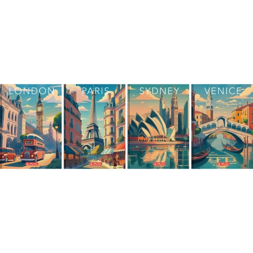 Brulion B5 160k kratka z marginesem RETRO CITY 400196853 HERLITZ