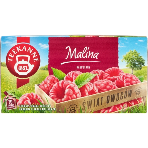Herbata TEEKANNE owocowa (20 torebek x 2,50g) o smaku Malinowym